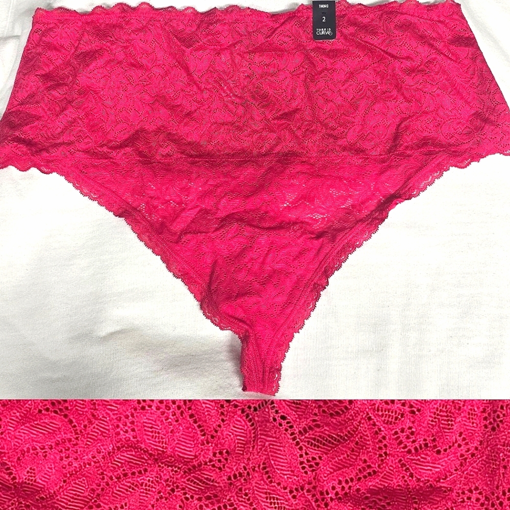 TORRID 4-Way Stretch Lace High-Rise Thong Panty